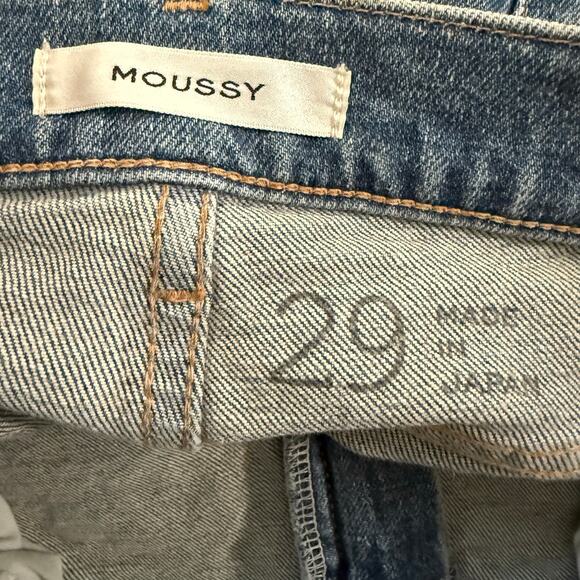 Moussy Women's Jeans MVS Skinny High Rise Blue Denim 29 - Picture 6 of 10